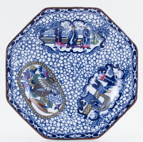 Plate octagonal c1920s